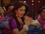 Kareena Kapoor in a still from the song Fevicol Se. 