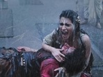 Kriti Sanon in a still from Raabta. 