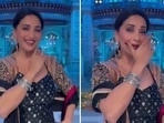 Madhuri Dixit shows off her dance moves on classic Bollywood song, Kajra Mohabbat Wala. Madhuri Dixit shows off her dance moves on classic Bollywood song, Kajra Mohabbat Wala.