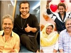 Shoaib Ibrahim with his parents. Shoaib Ibrahim with his parents.