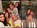 Kareena Kapoor had a get-together with her girlfriends on Sunday night.