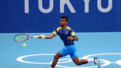 Sumit Nagal lost to Daniil Medvedev. (REUTERS)