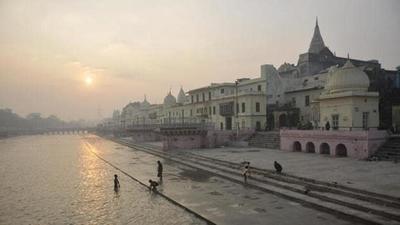 The Ayodhya skyline seen from the Saryu riverbank. (Deepak Gupta/HT File Photo) The Ayodhya skyline seen from the Saryu riverbank. (Deepak Gupta/HT File Photo)