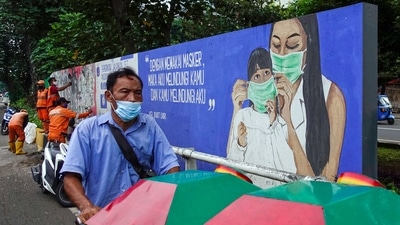 Indonesia has been urged by the World Health Organization (WHO) has  to impose tighter Covid-19 curbs. (Reuters Photo)