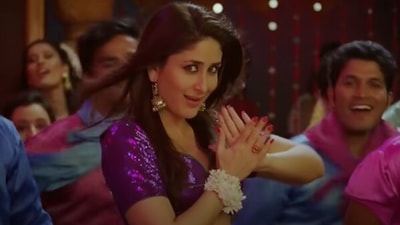 Kareena Kapoor in a still from the song Fevicol Se.