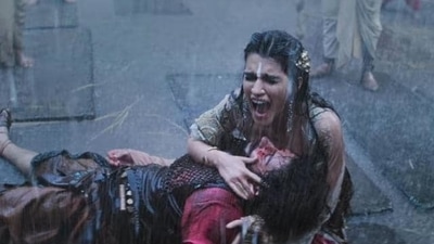 Kriti Sanon in a still from Raabta.