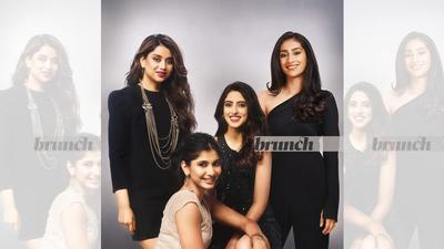 (Clockwise) Ahilya Mehta, Mallika Sahney, Navya Naveli Nanda and Pragya Saboo, brought their dream project, Aara Health, an online platform that addresses women’s health and issues and hopes to give rise to a safe community, to life during the lockdown; Hair and make-up:Sourav Roy and Shweta Jain; Photo imaging: Piyush Garg; On Mallika: Dress, Zara; shoes, YSL; On Ahilya: Outfit, Forever21; shoes, YSL; On Navya: Dress, Alice & Olivia; shoes, Zara; On Pragya: Outfit, Diane Von Furstenberg; heels, Emilio Pucci. (Subi Samuel) (Clockwise) Ahilya Mehta, Mallika Sahney, Navya Naveli Nanda and Pragya Saboo, brought their dream project, Aara Health, an online platform that addresses women’s health and issues and hopes to give rise to a safe community, to life during the lockdown; Hair and make-up:Sourav Roy and Shweta Jain; Photo imaging: Piyush Garg; On Mallika: Dress, Zara; shoes, YSL; On Ahilya: Outfit, Forever21; shoes, YSL; On Navya: Dress, Alice & Olivia; shoes, Zara; On Pragya: Outfit, Diane Von Furstenberg; heels, Emilio Pucci. (Subi Samuel)