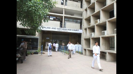 Punjab and Haryana High Court . (HT PHOTO) Punjab and Haryana High Court . (HT PHOTO)