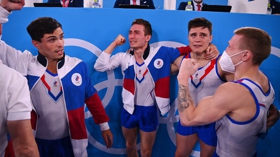 Russia's gymnastics men's team(Reuters) Russia's gymnastics men's team(Reuters)