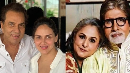 Dharmendra's daughter Esha Deol reacts to actor reuniting with Jaya Bachchan.