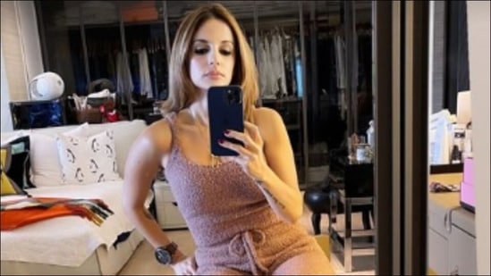 Sussanne Khan slays cosy loungewear from Kim Kardashian's shapewear brand,  Skims