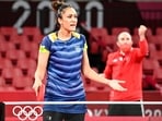 Olympics: TTFI executive committee to decide on action against Manika Batra (in frame) for refusing guidance from national coach Soumyadeep Roy.(PTI) Olympics: TTFI executive committee to decide on action against Manika Batra (in frame) for refusing guidance from national coach Soumyadeep Roy.(PTI)