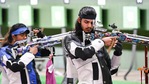 India's Elavenil Valarivan and Divyansh Singh Panwar at Tokyo Olympics 2020(PTI) India's Elavenil Valarivan and Divyansh Singh Panwar at Tokyo Olympics 2020(PTI)