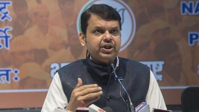 Former Maharashtra CM and Opposition leader Devendra Fadnavis in Mumbai. (HT file)