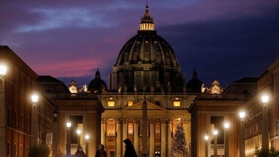 To accommodate the largest criminal trial in the Vatican’s modern history, the hearings are being held in a large hall converted into a courtroom in the Vatican Museums. (REUTERS)