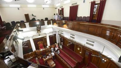 A view of the Bihar legislative assembly in Patna. (HT Photo) A view of the Bihar legislative assembly in Patna. (HT Photo)