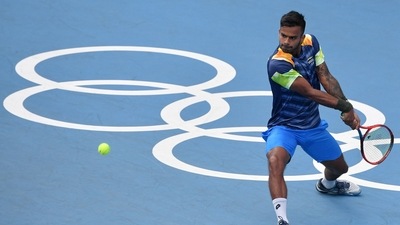 India's Sumit Nagal (AFP)