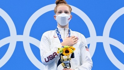 Olympics: Doing It For The A- Alaska's first Olympic swimmer Lydia Jacoby wins gold. (AFP) Olympics: Doing It For The A- Alaska's first Olympic swimmer Lydia Jacoby wins gold. (AFP)