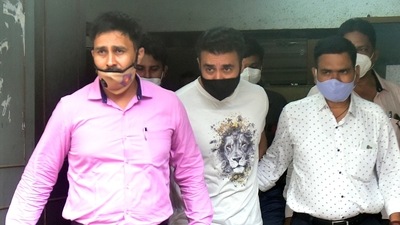 Raj Kundra was arrested last week on charges related to the alleged production of pornographic films. (HT File Photo)