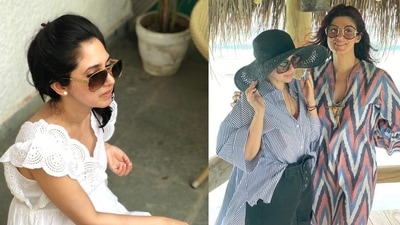 Twinkle Khanna shares a pic of Rinke Khanna to wish her on her birthday.