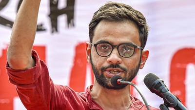 File photo of jailed JNU student leader Umar Khalid. (File photo/ PTI) File photo of jailed JNU student leader Umar Khalid. (File photo/ PTI)