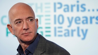 Amazon CEO Jeff Bezos said that the company would test its lander in orbit around the Earth at its own cost. (AP) Amazon CEO Jeff Bezos said that the company would test its lander in orbit around the Earth at its own cost. (AP)