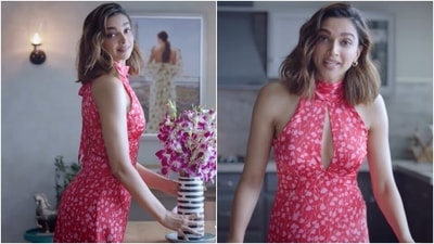Deepika Padukone paints the internet a romantic red in ₹4k keyhole-neck dress Deepika Padukone paints the internet a romantic red in ₹4k keyhole-neck dress