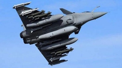 A fully loaded Rafale fighter with Hammer, SCALP and Meteor air-to-air missile and munitions. A fully loaded Rafale fighter with Hammer, SCALP and Meteor air-to-air missile and munitions.