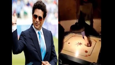 Sachin Tendulkar shared the video of Harshad Gothankar playing carrom. (Twitter/@sachin_rt) Sachin Tendulkar shared the video of Harshad Gothankar playing carrom. (Twitter/@sachin_rt)