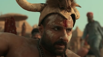 Saif Ali Khan in Bhoot Police. Saif Ali Khan in Bhoot Police.