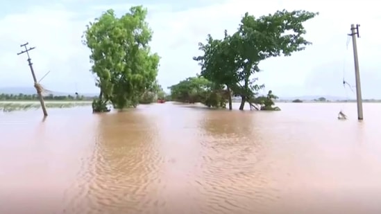 Rescue teams have recovered 53 bodies from the site of the landslide in Taliye village and five people were reported injured till Monday, Raigad district collector Nidhi Chaudhari said. The teams have stopped search operations at landslide-hit Taliye village. The 31 missing people will be declared dead. Here are the latest visuals of the flood-affected areas of the state.(REUTERS)