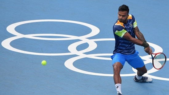 India's Sumit Nagal(AFP) India's Sumit Nagal(AFP)