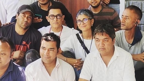 Aamir Khan and Kiran Rao are in Kargil, wrapping up Laal Singh Chaddha. 