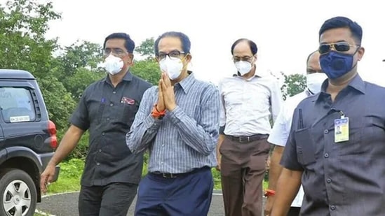 Maharashtra CM Uddhav Thackeray visited flood-affected areas on Sunday. (File photo)