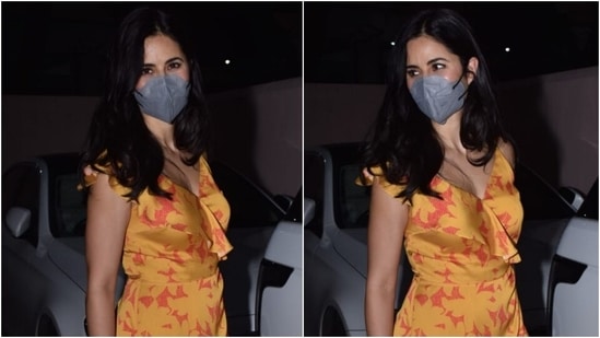 Katrina Kaif keeps it chic in ruffled floral wrap dress, here's what it costs(Varinder Chawla)