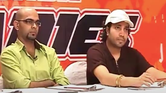 Raghu Ram and Mika Singh conduct an audition for Roadies. 