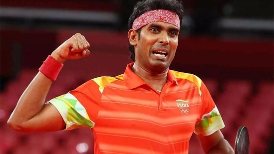 Sharath Kamal put up a brave show against Ma Long. (Reuters)