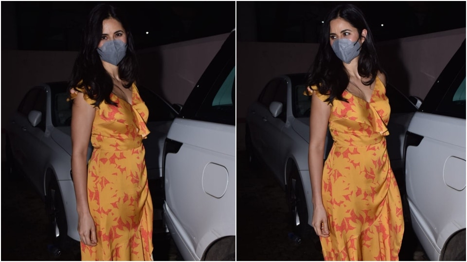 Katrina Kaif keeps it chic in ruffled floral wrap dress, here's what it ...