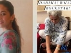 Mira Rajput shares pic of her grandmother performing yoga. Mira Rajput shares pic of her grandmother performing yoga.