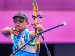 Indian Tarundeep Rai during Summer Olympics 2020.