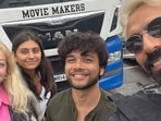 Arjun Rampal met his daughter Mahikaa's friends in London. Arjun Rampal met his daughter Mahikaa's friends in London.