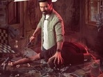 Dhanush on the poster for Maraan. Dhanush on the poster for Maraan.