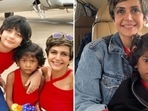 Mandira Bedi shared pictures with daughter Tara, son Vir and late husband Raj Kaushal. Mandira Bedi shared pictures with daughter Tara, son Vir and late husband Raj Kaushal.