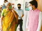 Union minister Anurag Singh Thakur wrote a post on Instagram about working with finance minister Nirmala Sitharaman.