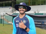 Devdutt Padikkal earned his India cap on Wednesday. (BCCI) Devdutt Padikkal earned his India cap on Wednesday. (BCCI)
