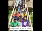 The image shows Jai Sharma with the kids.(Instagram/@humansofbombay) The image shows Jai Sharma with the kids.(Instagram/@humansofbombay)