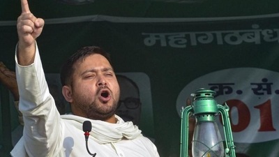 RJD leader Tejashwi Yadavsaid that the Bihar Assembly passed a proposal demanding a caste-based census twice but the Centre refused to consider it. (File photo)