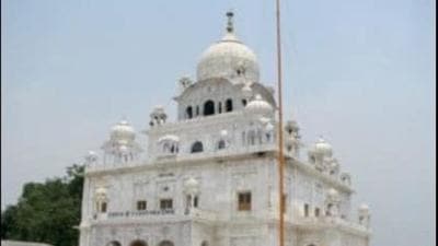 Gurdwara Nanakmata Sahib in Uttarakhand. (HT photo)