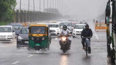 Fewer traffic snarls were reported on Wednesday. (PTI) Fewer traffic snarls were reported on Wednesday. (PTI)