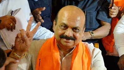 Karnataka chief minister Basavaraj Bommai during the BJP legislature party meeting in Bengaluru, on Tuesday, July 27, 2021. (PTI) Karnataka chief minister Basavaraj Bommai during the BJP legislature party meeting in Bengaluru, on Tuesday, July 27, 2021. (PTI)